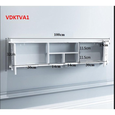 Kệ tivi treo tường thiết kế đơn giản VDKTA1 _ Nội thất lắp ráp