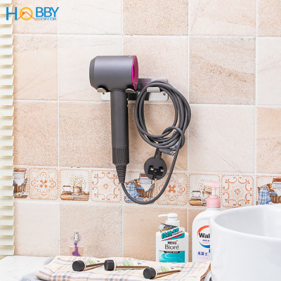 Giá treo máy sấy tóc inox 304 gắn tường HOBBY Home Decor MS3PC