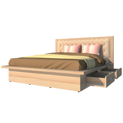 Giường 2 Hộc Kéo FG128 (160cm x 200cm)
