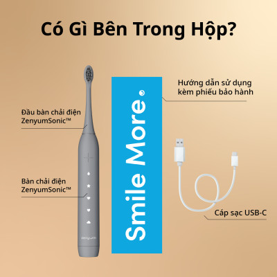 [Chính Hãng] Bàn Chải Đánh Răng Điện Zenyum Sonic MỚI 2.0 - Màu Xanh Mint- Công Nghệ Singapore