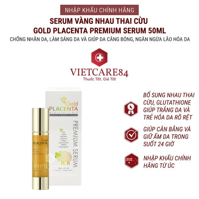 Bộ Sản Phẩm Đẹp Da, Giảm Nám: Viên Nội Tiết Hyper Evening Primrose Oil 180 Viên, Serum Vàng Nhau Thai Cừu Dr Natural Gold Placenta Premium 50ml