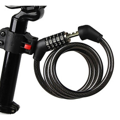 Khóa dây số chống trộm 5 mã số - Đổi được mật khẩu tùy ý