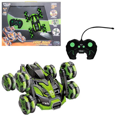 Đồ Chơi Siêu Xe Nhện Tinh 8 Bánh Điều Khiển Từ Xa - Vecto VT955191/GR - Màu Xanh Lá