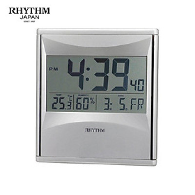 Đồng hồ Rhythm LCW011NR19 Kt 20.5 x 22.5 x 2.5cm, 405g. Vỏ nhựa. Dùng Pin.