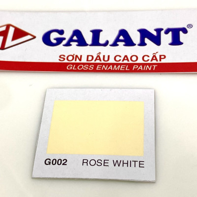 Sơn dầu Galant màu Rose White G002_ 0.8L