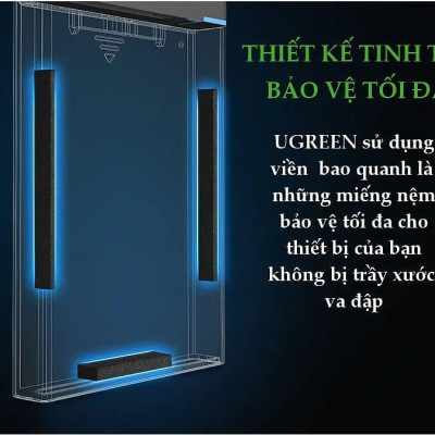 Ugreen UG70499CM300TK hộp đựng ổ cứng ssd 2.5-inch sata kèm cáp usb type c ra usb type c - HÀNG CHÍNH HÃNG