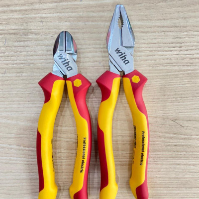Bộ 2 kìm Wiha cách điện 1000V 26714 & 43340