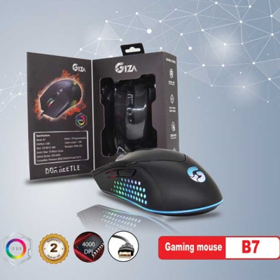 Chuột Giza B7 Gaming (4000 DPI) - NTH - Hàng Nhập Khẩu