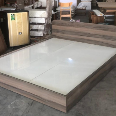 Giường ngủ gỗ đơn giản Juno Sofa hiện đại 
