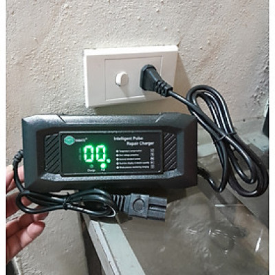 BỘ SẠC BÌNH ẮC QUY XE ĐẠP ĐIỆN XE ĐIỆN 48V 60V ĐIỆN TỬ TỰ NGẮT SẠC KHI ĐẦY