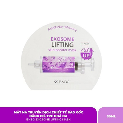 Mặt Nạ BNBG Nâng Cơ, Trẻ Hóa Da Bnbg Skin Booster Exosome Mask 30ml