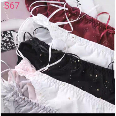Combo 5 Quần Lót Nữ Lụa Tơ Công Chúa S67 – Mềm Mịn, Họa Tiết Ngôi Sao, Dây Rút