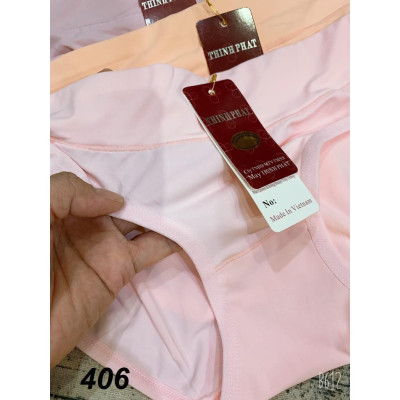 Combo 5 Quần Lót Nữ Thun Lạnh Trơn Thịnh Phát 406, 407, 408, 409 – Mát Lạnh, Co Giãn 4 Chiều