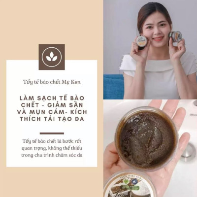 Tẩy Tế Bào Chết Thiên Nhiên Cho Da Mặt Mẹ Ken 50ml