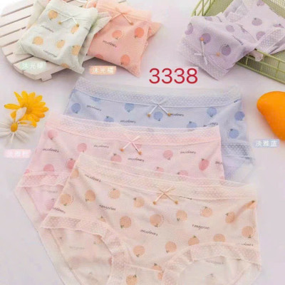 Quần Lót Nữ Thun Xốp Hình Trái Cây Xinh Xắn 3338 – Kiểu Dáng Nữ Tính, Co Giãn Thoáng Mát