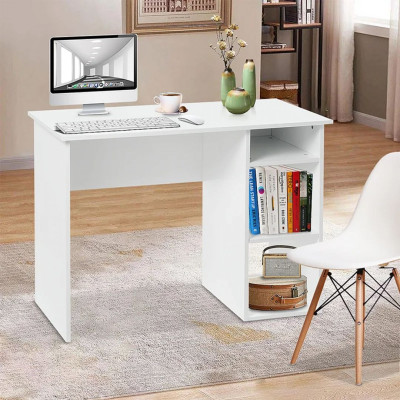 Bàn vi tính gỗ phong cách hiện đại SMLIFE Dobbs