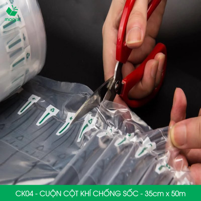 Cuộn cột khí chống sốc - 35cm x 50m - Xốp hơi, đệm hơi đóng gói hàng dễ vỡ - CK04