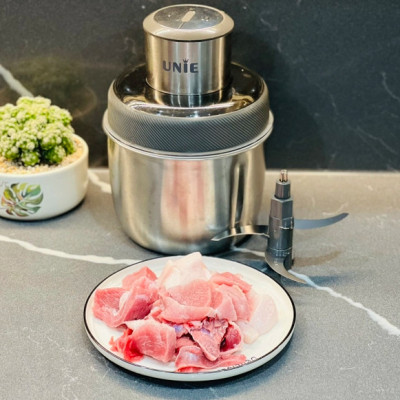 Máy Xay Thịt Cao Cấp Unie UE-226 (UE226)  , 2 Cối Inox, Có Lưỡi Bóc Hành Tỏi, Hàng Chính Hãng