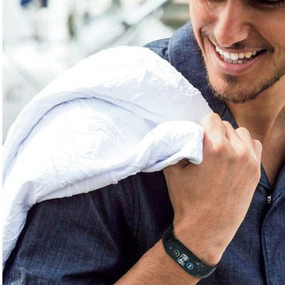 Dây đeo thay thế cho Xiaomi Miband 5 nhựa dẻo TPU Trơn nhiều màu 