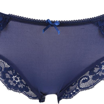Bộ 5 Quần Lót Nữ Thun Lạnh Phối Ren Mignon QN015 - Màu Ngẫu Nhiên