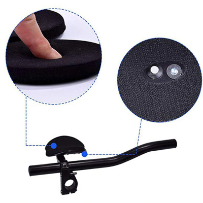 Tay Càng Chống Mỏi, Tay Càng Nghỉ Gắn Ghi Đông Xe Đạp Thể Thao Đua Hợp Kim Nhôm Trọng Lượng Nhẹ (Dài 34cm) Mai Lee