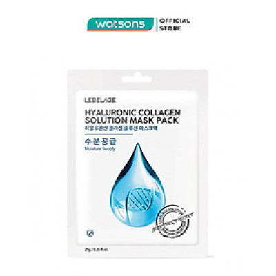 Mặt Nạ Lebelage Hyaluronic Collagen Solution Mask Pack Moisture Supply Chiết Xuất Từ Collagen 25g