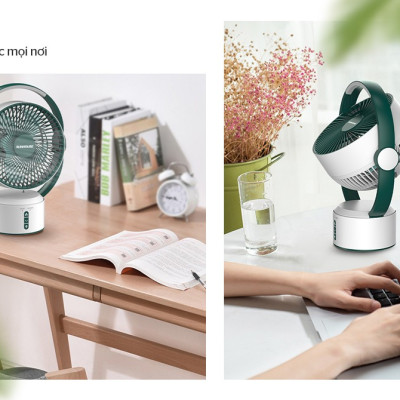 QUẠT SẠC TÍCH ĐIỆN SUNHOUSE SHD7116 - HÀNG CHÍNH HÃNG