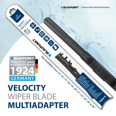 Gạt Mưa Ô Tô Blaupunkt  Velocity Cao Cấp, Nhiều Kích Cỡ