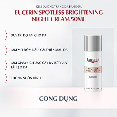 Kem dưỡng trắng da ban đêm Eucerin UltraWHITE+ SPOTLESS Night (50ml)
