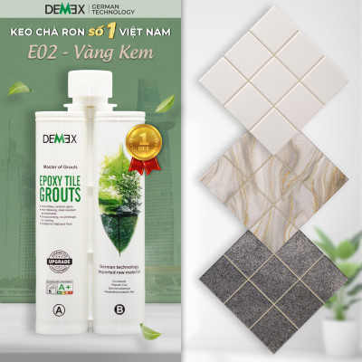 Combo 1 Chai Keo Chà Ron, Bộ Dụng Cụ Miết Ron DEMEX