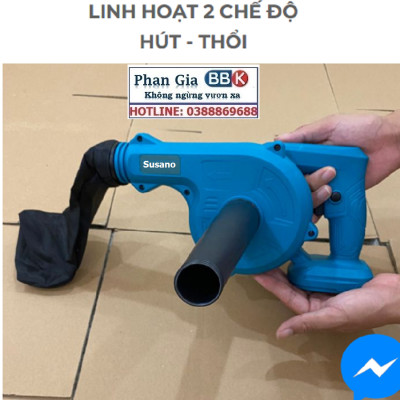 Máy thổi bụi 199V - THỔI HÚT 2 TRONG 1 - Máy thổi hút bụi công suất lớn 680W