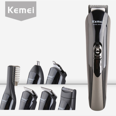 Tông Đơ Cắt Tóc, Cạo Râu Chuyên Nghiệp Kemei Km-600 Dùng Pin Sạc