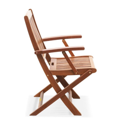 Ghế  Xếp Bungus Có Tay IBIE NC2021 (63 x 48 x 95 cm) - Nâu