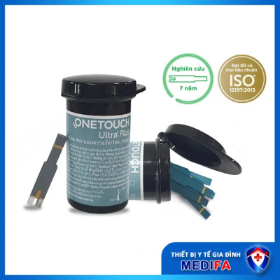 Que thử đường huyết Onetouch Ultra Plus Flex lọ 25 que