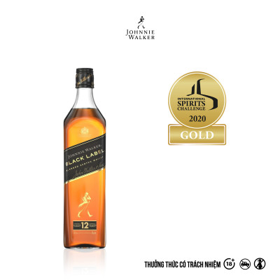Hộp quà Rượu Johnnie Walker Black Label aged 12 years Blended Scotch Whisky 40% 750ml