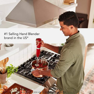 Máy xay cầm tay không dây KitchenAid - màu đỏ siêu đẹp Hàng chính hãng