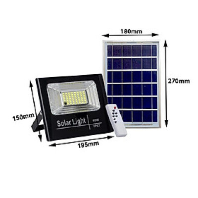 Đèn pha năng lượng mặt trời 40W ( vỏ nhựa )