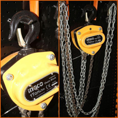 PA LĂNG XÍCH  SIZE 1 TẤN - 5 TẤN INGCO HCBK0201, HCBK0202, HCBK0203, HCBK0205 - HÀNG CHÍNH HÃNG