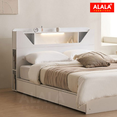 Giường ngủ ALALA1211 + 3 hộc kéo / Miễn phí vận chuyển và lắp đặt/ Đổi trả 30 ngày/ Sản phẩm được bảo hành 5 năm từ thương hiệu ALALA/ Chịu lực 700kg 