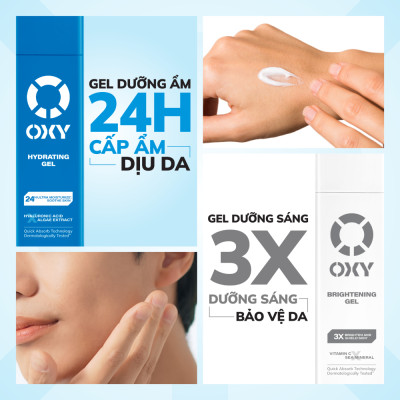 Kem dưỡng sáng da cho nam dạng gel Oxy Brightening Gel 50g