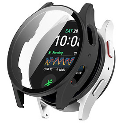 Ốp Case PC Mặt Kính Cường Lực chống va đập cho Samsung Galaxy Watch 7 40mm / 44mm - Hàng Chính Hãng