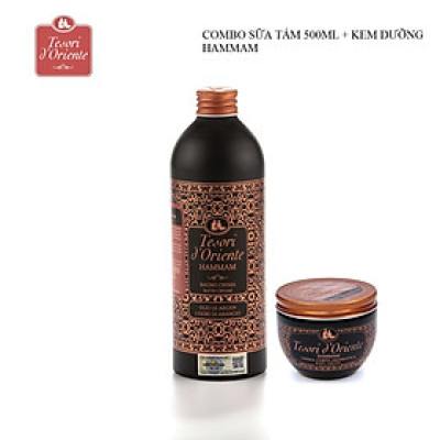 Combo Sữa Tắm Nước hoa Tesori 500ml và Kem Dưỡng Thể Tesori D