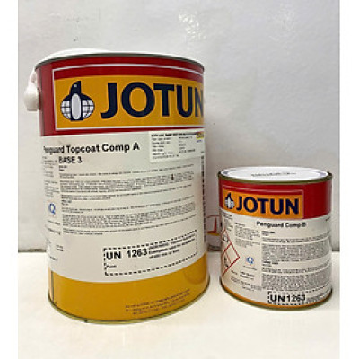 Sơn Epoxy Jotun Penguard Topcoat base 3 màu đen - Black 0099 _5L/bộ