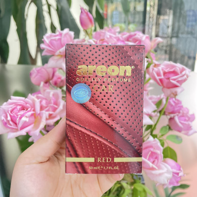 Nước hoa ô tô cao cấp AREON Car Red Perfume 50ml - NHẬP KHẨU BULGARIA