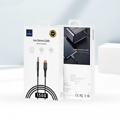 Cáp Chuyển Đổi Âm Thanh WiWU Từ Jack 3.5 Sang Type-C - Hàng Chính Hãng