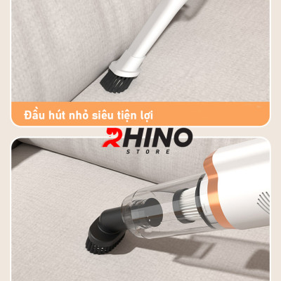 Máy hút bụi cầm tay Rhino VC101 mini gia đình tiện lợi - Hàng chính hãng