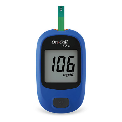Máy Đo Đường Huyết On Call EZ II Kèm Hộp 25 Que Thử Đường Huyết