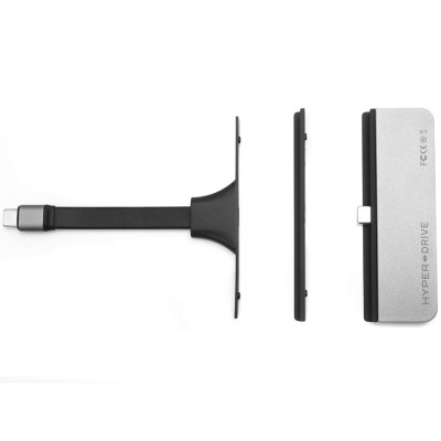 Cổng chuyển chuyên dụng Hyper HyperDrive 6-in-1 HDMI 4K/60Hz USB-C Hub - (HD-HD319B) - Hàng chính hãng