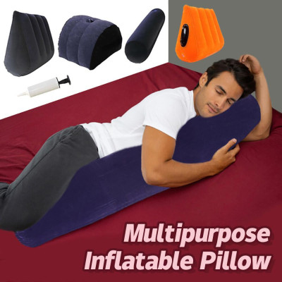 Ghế Tình Nhân Ôm Ngủ, Gối Bơm Hơi Gối Ôm Cắm Trại Gối Ôm Ngủ Có Lỗ Gối Hơi Cặp Đôi Có Thể Giặt