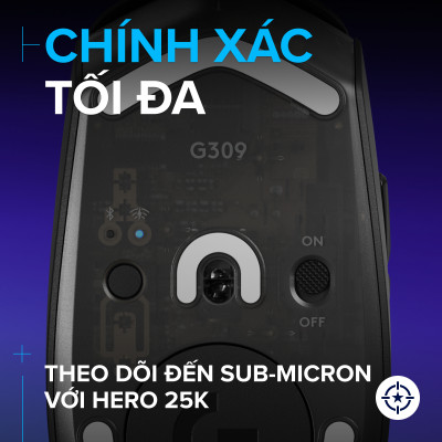 Chuột Gaming Không Dây Logitech G309 LightSpeed - Hàng Chính Hãng